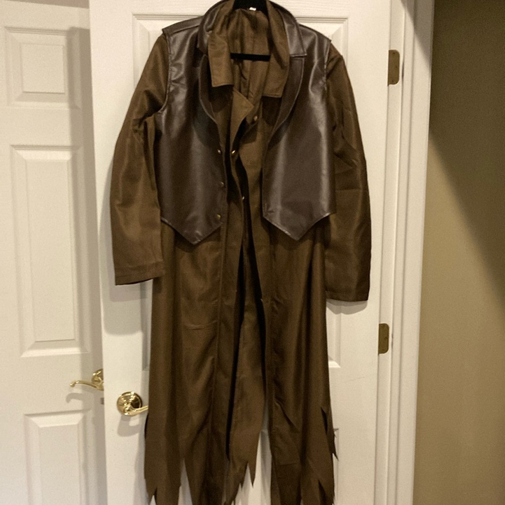 Source Unknown Brown Classic Trench Coat